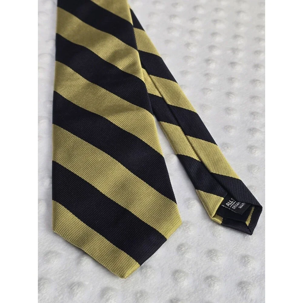Vintage Lord & Taylor Silk Tie Striped Made in USA Classic The Man's Shop Boss